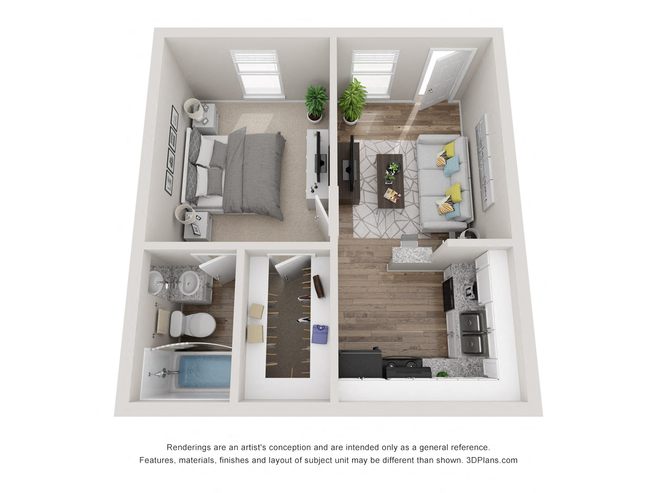 Floor plan layout diagram for Holly